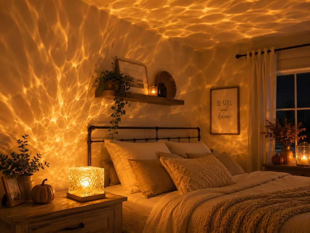 VibeCube-Ocean Wave Crystal Lamp