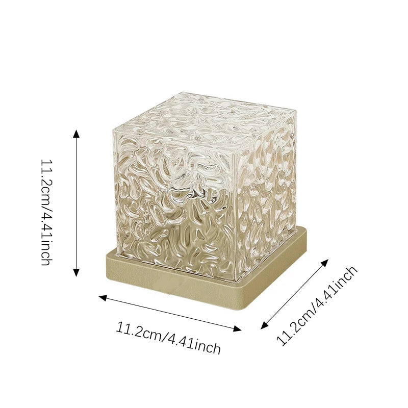 VibeCube-Ocean Wave Crystal Lamp