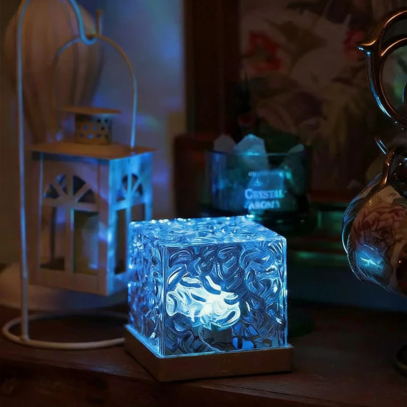 VibeCube-Ocean Wave Crystal Lamp